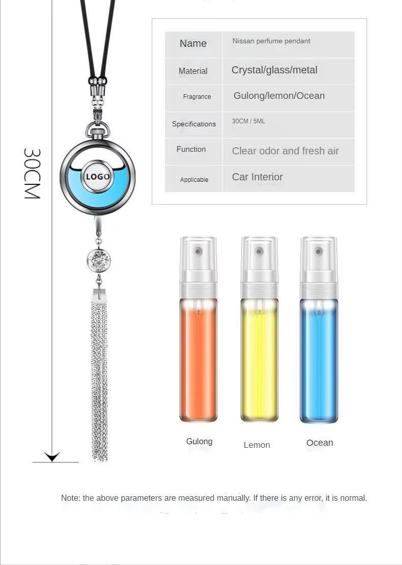 Products New Luxury Perfume Oil Fragrance Car air Freshener Hanging Car Diffuser Car Freshener 1pcs