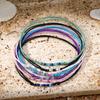7Pieces Handmade Colorful Woven Bracelets Adjustable Size Wristband for Fashion Enthusiasts and Unique Style Lovers