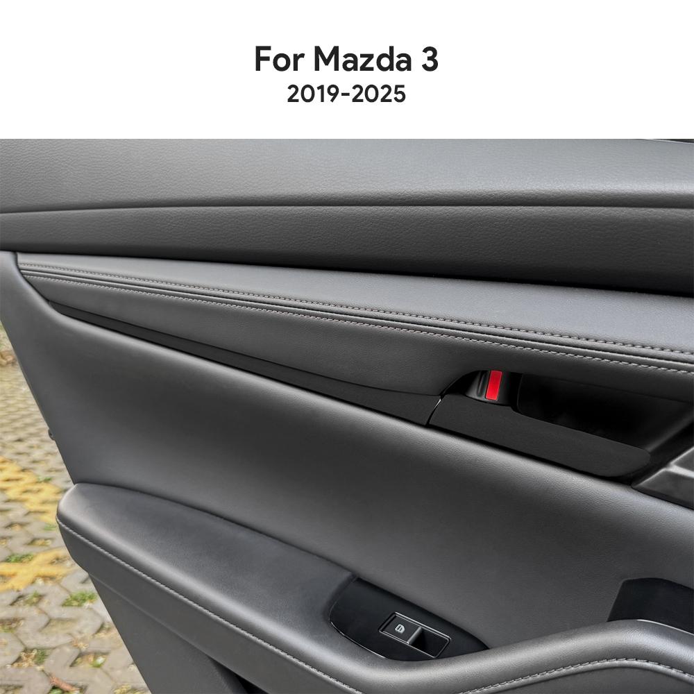 Top Suede Trim LHD RHD Sticker For Mazda 3 BP M3 Axela 2019 2020 2025 2025 2025 2025 2025 Car Door Handle Interior Accessories