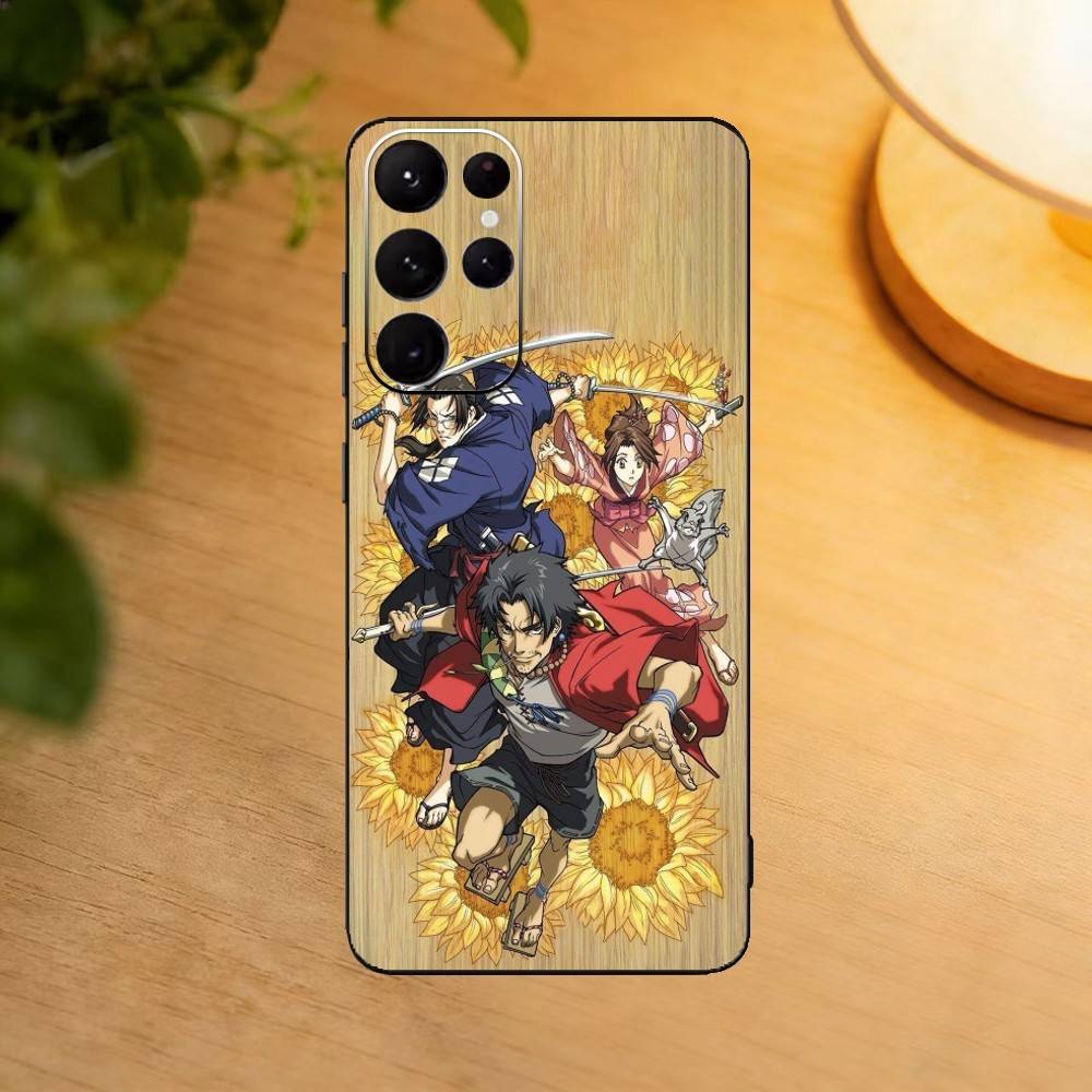Samurai Champloo Phone Case For Samsung S25,S24,S21,S22,S23,S30,Ultra,S20,Plus,Fe,Lite Black Shell