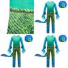 Stupendo Costume Tuta Luca per Bambini con Maschera Elegante e Guanti Coordinati