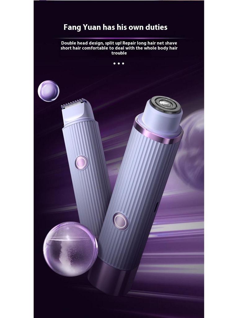 Dual-Head Women’s and Men’s Electric Epilator & Shaver