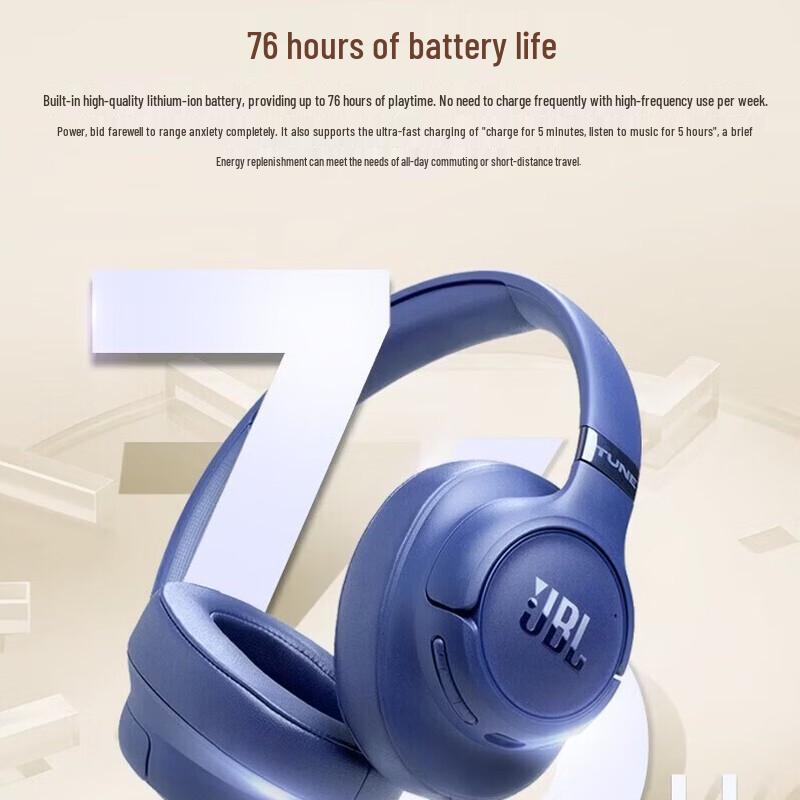 JBL TUNE 780NC Over-Ear Active Noise Cancelling Bluetooth Headphones