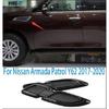 Black Front Side Door Fender Cover Trim For Nissan Armada Patrol Y62 2017-