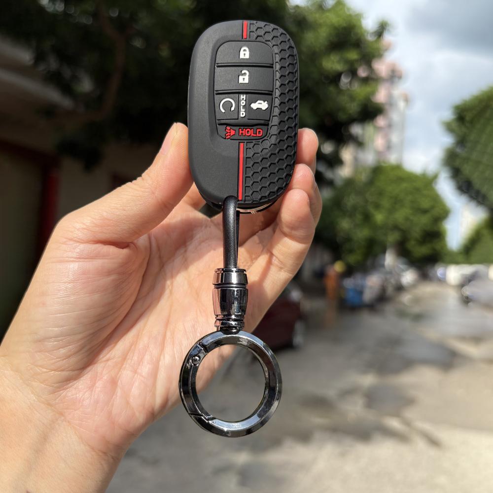 Key Cover For Honda Civic 11Th Gen Ve-1 Accord Vezel City Hrv Enp1 Crv Freed Fit Shuttle Gp8 Jade 2014- Key Fob Accessories