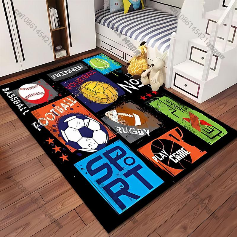 Sports games and athletic competition carpet Yoga living room room decor children's crawling mat doormat area rug games mat
