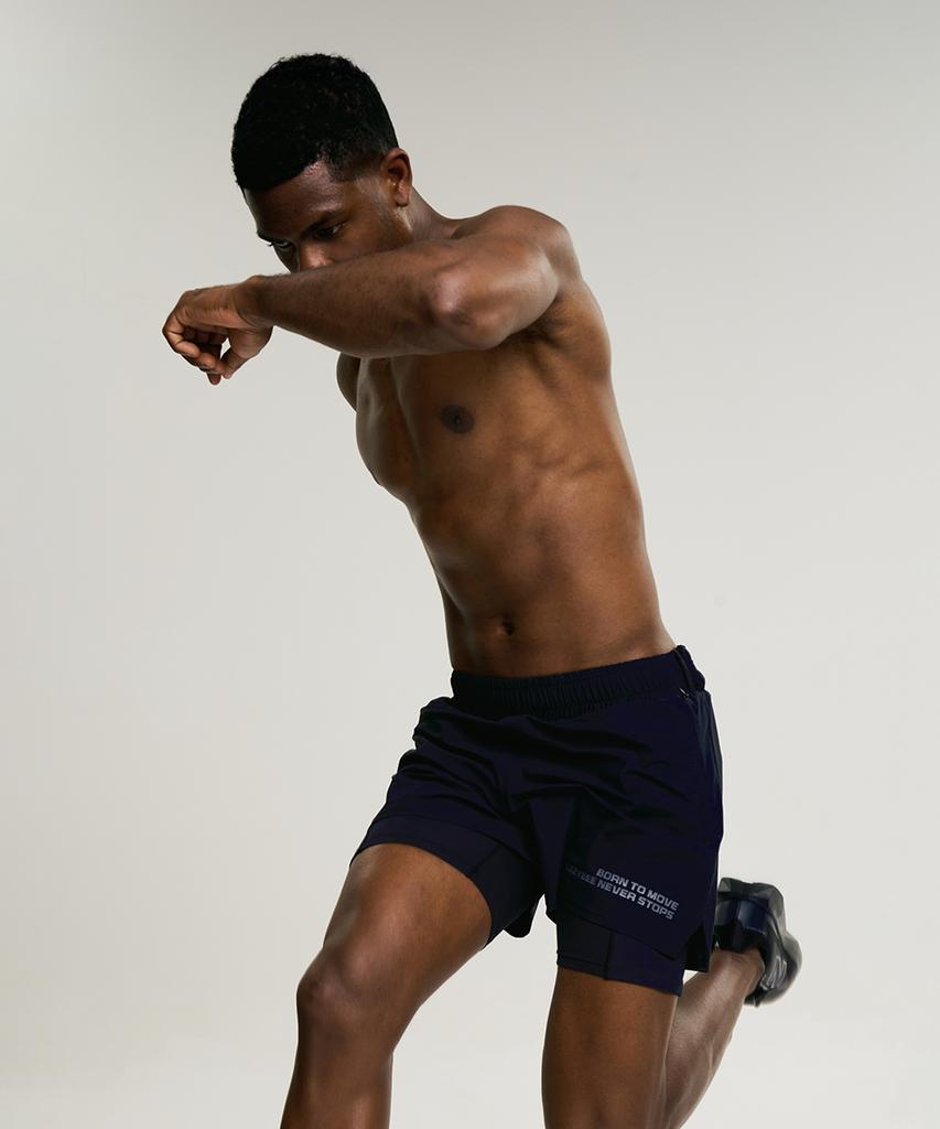 Leijibi Air Cooling Men'S Multi-Sport Running Shorts 2-In-1 Leggings Shorts (3 Colors)