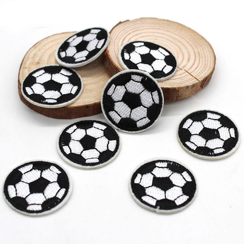 Embroidered Stick On Football Handmade Stickers Clothes Patches Jeans Decor