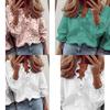 Elegant Womens Long Sleeve Shirts Blouse With Ruffle V Neck And Plus Size Options