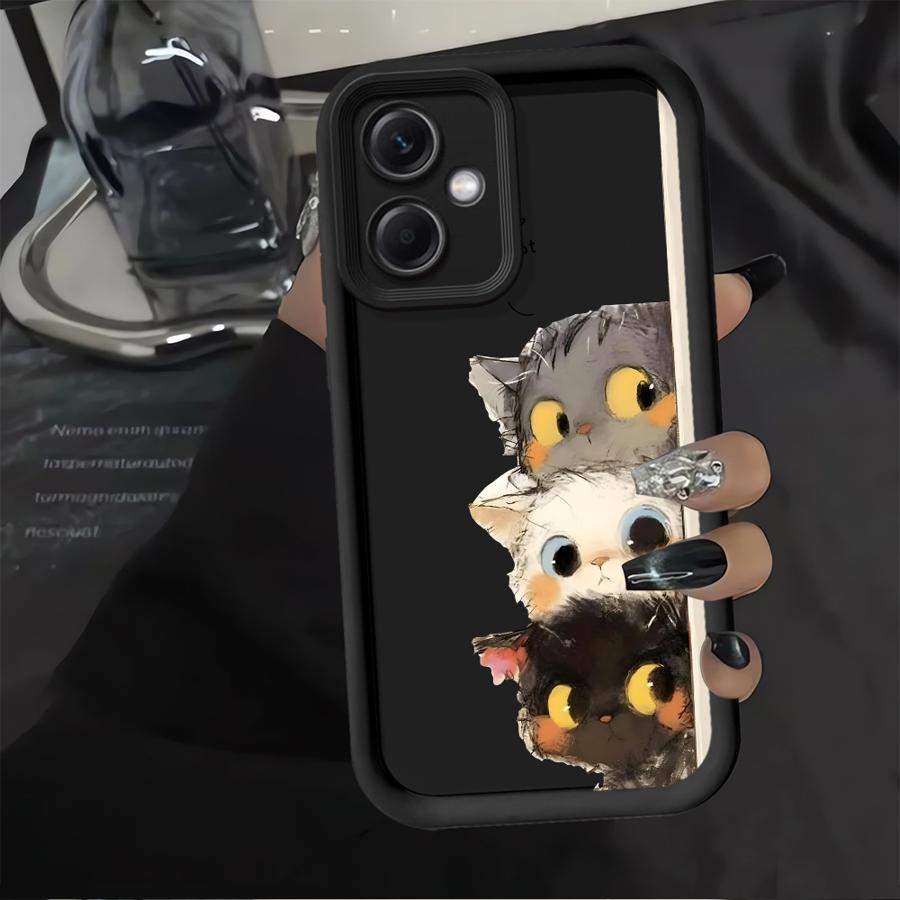 Cute Cartoon Kitten Phone Cover Case for Xiaomi Redmi Note 14 Pro Plus 12C 11s A1 A2 A3 A4 12s 10 14C 13C 12 11 Note 13