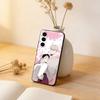 R-roses and C-champagne Phone Case Black Silicone Soft For Samsung Galaxy A73,A72,A71,A70,A53,A52,A51