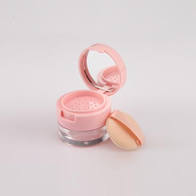 Portable Mini 3g/5g Honey Powder Case - Compact Fragrance-Free Makeup Organizer with Sifter & Puff, Isolation Net