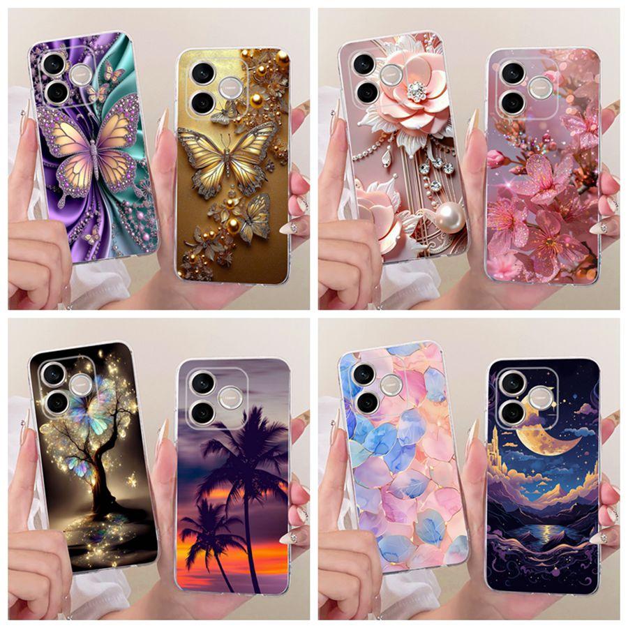 Shell for Honor 600 Lite Case LNA-NX1 Capa Soft Silicone New Bbutterfly design Cover for Honor 500 Smart Honor600 Lite Couqe