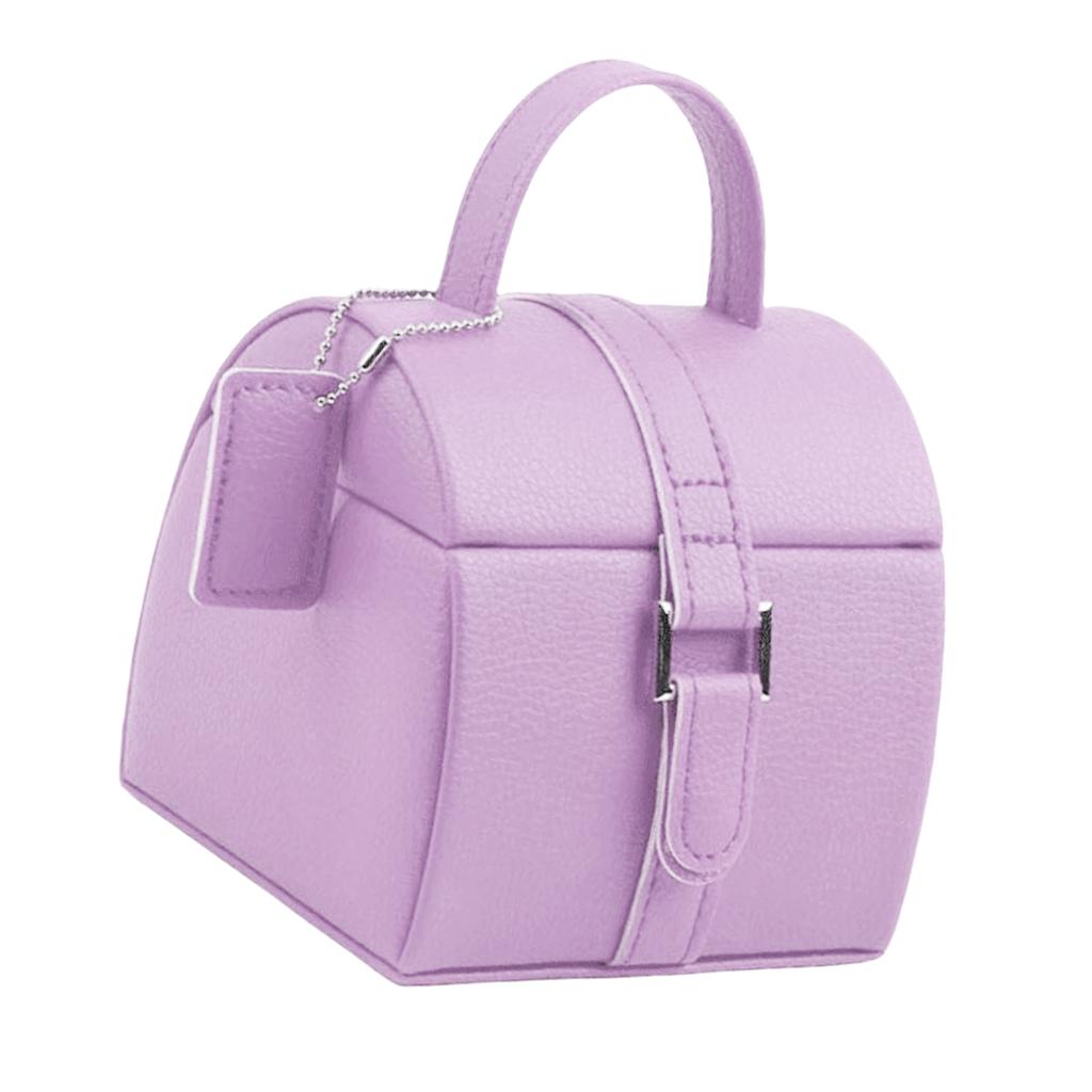 Multi Level Jewelry Keeper Leather Storage Box for Necklace and Earrings Jewellery Holder with Protective Soft Interior