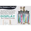 Sports Medal Display Rack Medal Holder Trophies Rack Medal Hanger Medal Display Shelf Alloy Material for Medal Trophies