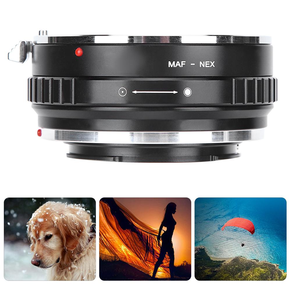 Fikaz MAFNEX Lens Adapter Ring for Minolta AF Mount Lenses to for Sony E Mount Camera