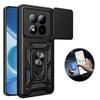 For Redmi Note 15 Pro Plus Camera Shockproof Armor Case For Redmi Note 15 Pro Note 15 Car Magnetic Holder Ring Protect Cover