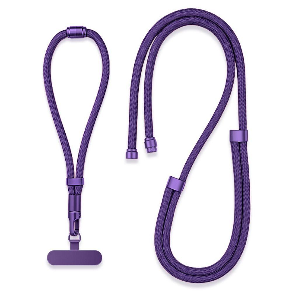 Popruh na telefon k zavěšení na krk a přes tělo s nastavitelnou délkou, 3v1 řetízek na telefon, cestování, outdoor