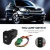 5-Pin Fog Lamp Switches with Cable Car Light On/Off LED Push Button 12V Auto Fog Lights Switch Or Honda Accord Civic Accessories Switches4