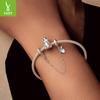 925 Silver Beads Easter Bunny Egg Beads Niche Design Light Luxury Diy Bracelet Beaded Accessories
