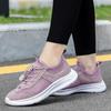 2025 Summer New Hollow Breathable Mother Shoes Light Elderly Shoes Comfortable Middle-aged and Elderly Casual Mesh Women's Shoes