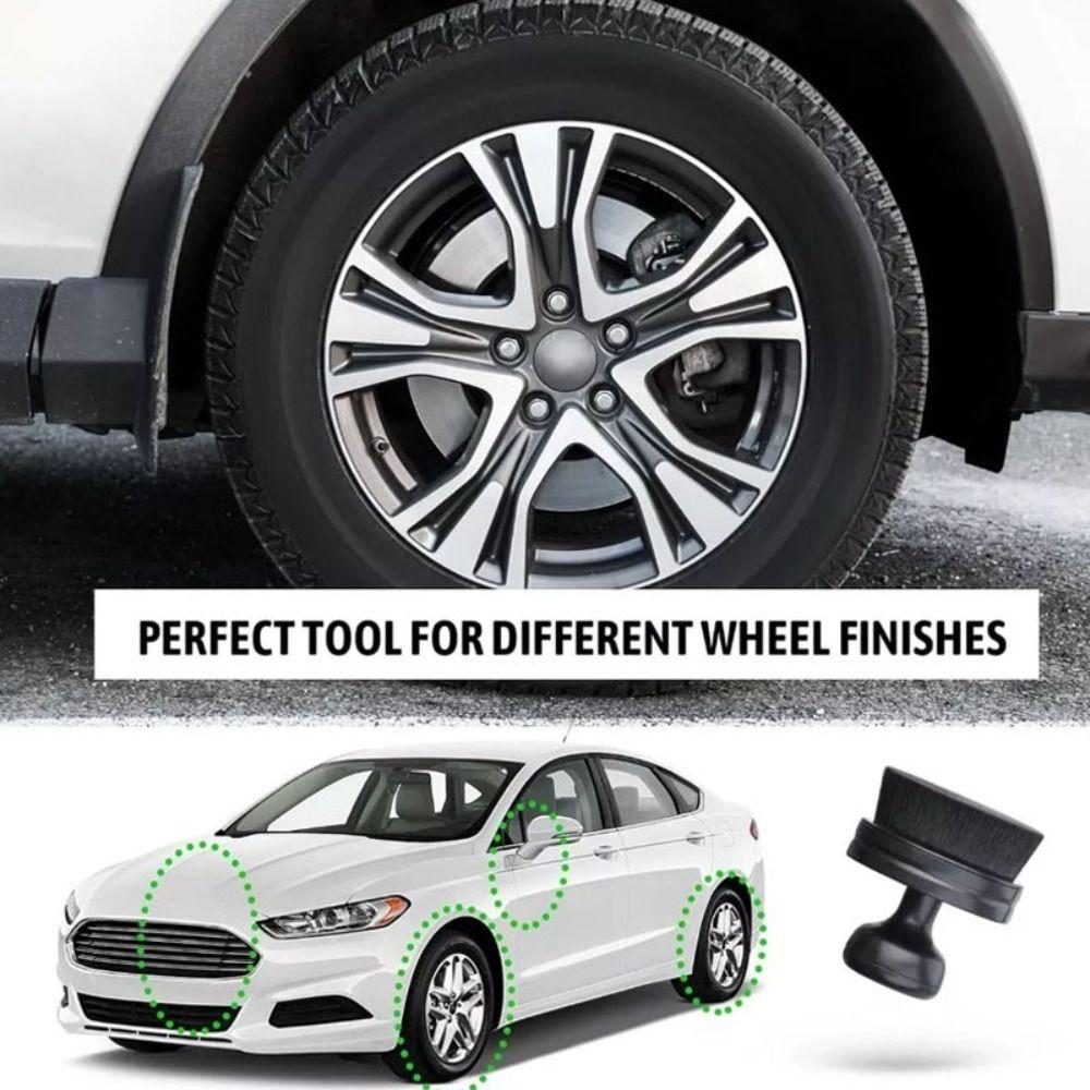 High-Density Car Tire Polishing Brush Soft Auto Detail Brush  for Tire Polish Wax Care