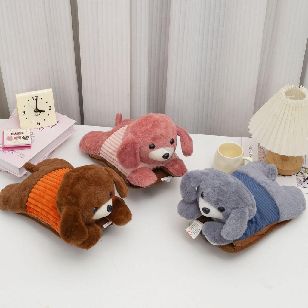 Automatická elektrická plyšová kreslená fľaša na horúcu vodu ohrievač rúk s bezpečnostným vypnutím