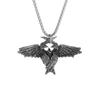 Vintage Punk Biker Girls Pendant Fashion Necklace for Men Women Motorcycle Riding Statement Jewelry Gifts