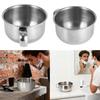 5 Stainless Steel Shaving Bowls Men Premium Grooming Essential Corrosion Resistant Bathroom Accessory