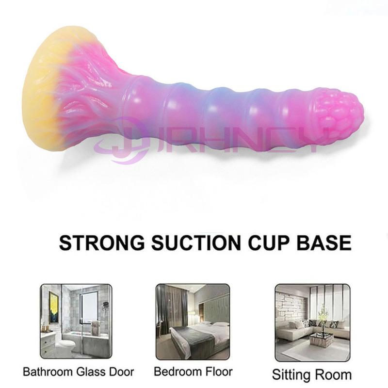 Luminous Anal Sex Toy S/M/L Anal Plug Bamboo Joint Soft Small Butt Plug Sex Toy for Women Men Prostate Massage Silicone Buttplug