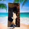 Haikyuu Anime Volleyball Bath Towel Microfiber Soft Water Absorbing Breathable For Girl Kids Decorative Cartoon Beach Towel