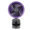 Auto Oscillating Fan 100 Speeds Low Noise Type C Charging Small Desk Fan with Touch Buttons and LED Display Screen