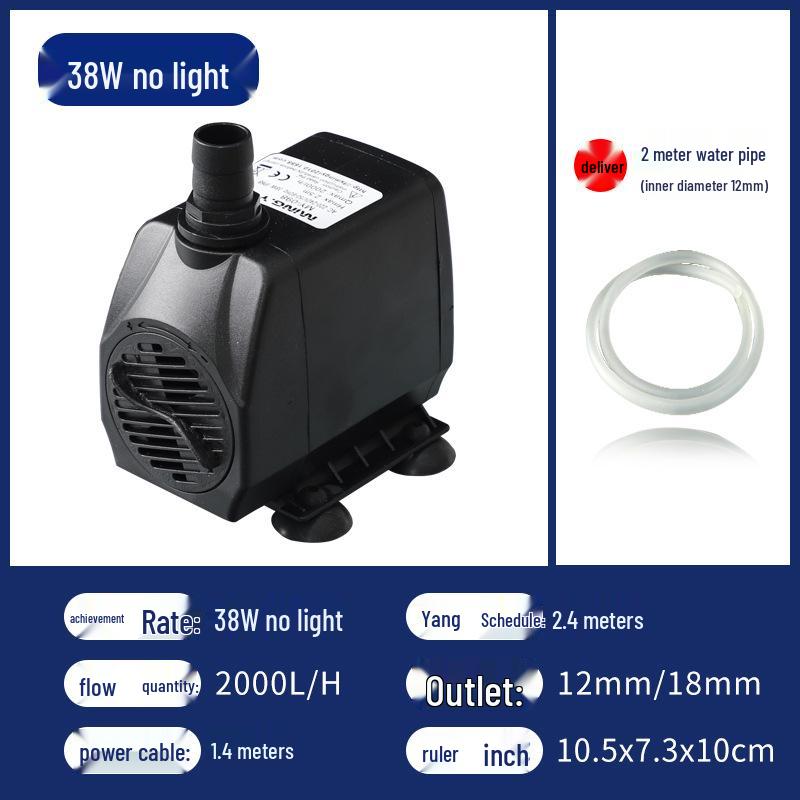 Bonsai Aquarium Leise Wasserpumpe mit Filtration für kleine Teiche