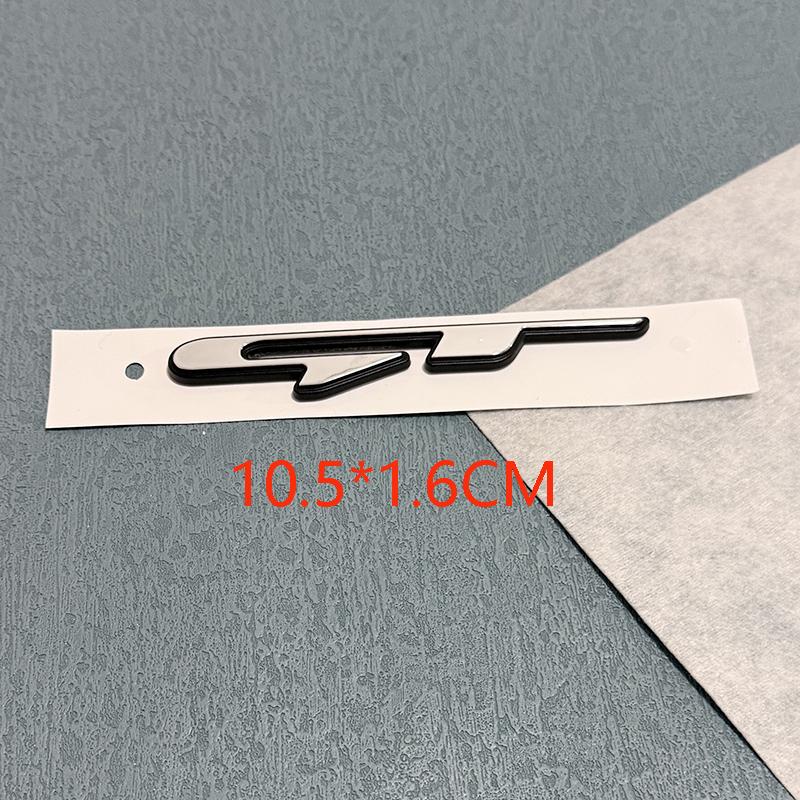 BKFWPU1 3D Chrome Car GT Line Sticker Emblem Logo For Kia GT Line Sportage Ceed Picanto K5 K3 Stonic Auto Badge Decal Accessories
