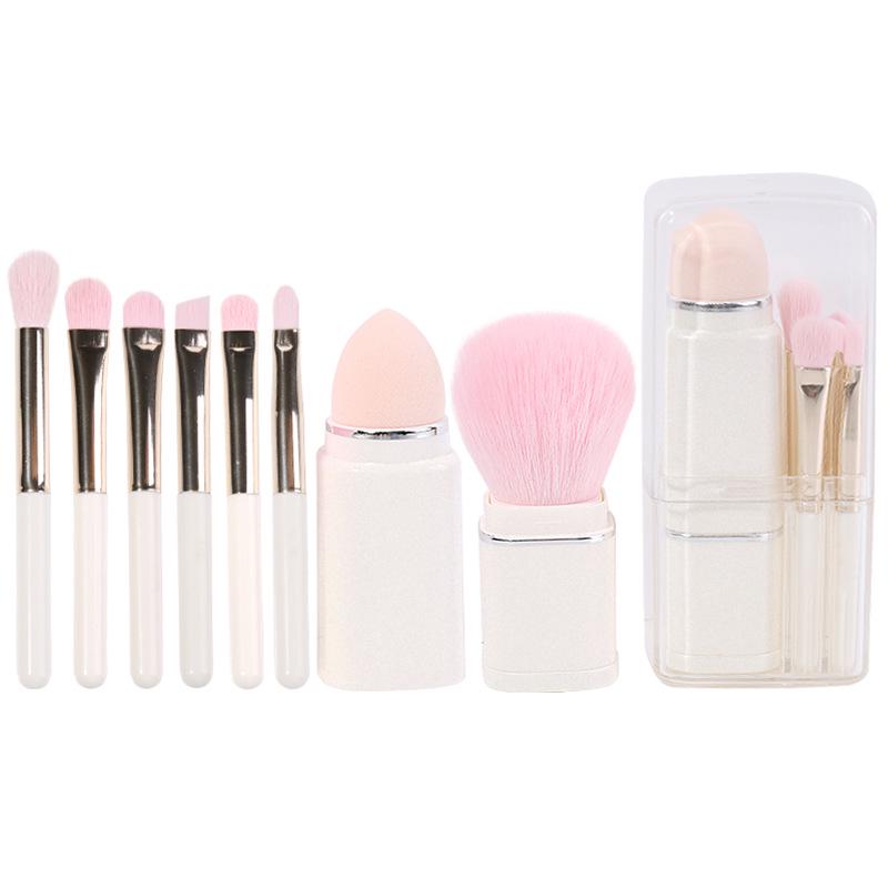 Jukai 8-in-1 Mini Retractable Makeup Brush Set