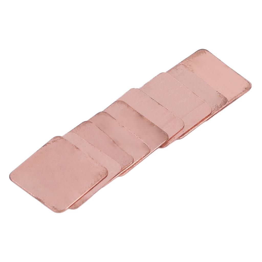Heatsink Copper Pad Shim Quick Cooling Heat Sink Thermal CPU Cooler Kit for VGA VRAM RAM 0.5mm