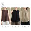 Women Loose Sleeveless Cotton Linen Summer Casual Top