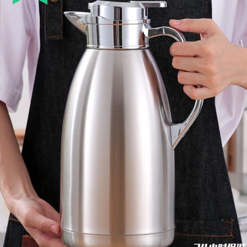 Thickened 304 Stainless Steel Insulated Thermos Flask - Large Capacity Vacuum Hot Water Bottle for Home Use