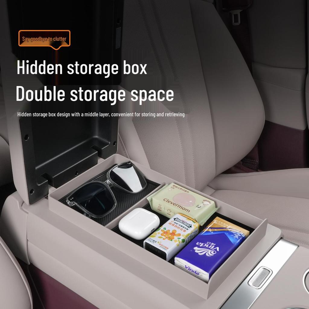 Compatible Xiaomi YU7 Car Armrest Heightening Multi-Purpose Storage Pad