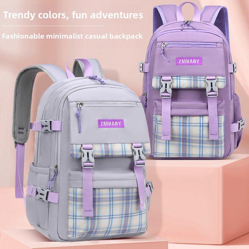 Sesame Baby Kids School Backpack With Breathable Nylon For Elementary Students