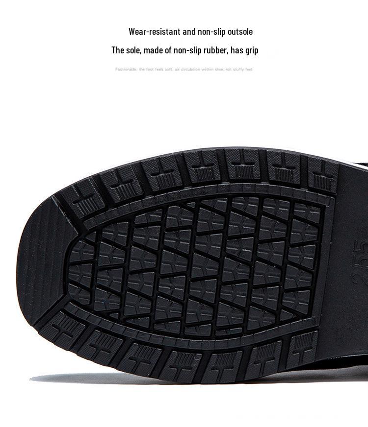 Herren Winter High-Top Samtgefüttert Rutschfest Baumwollschuhe