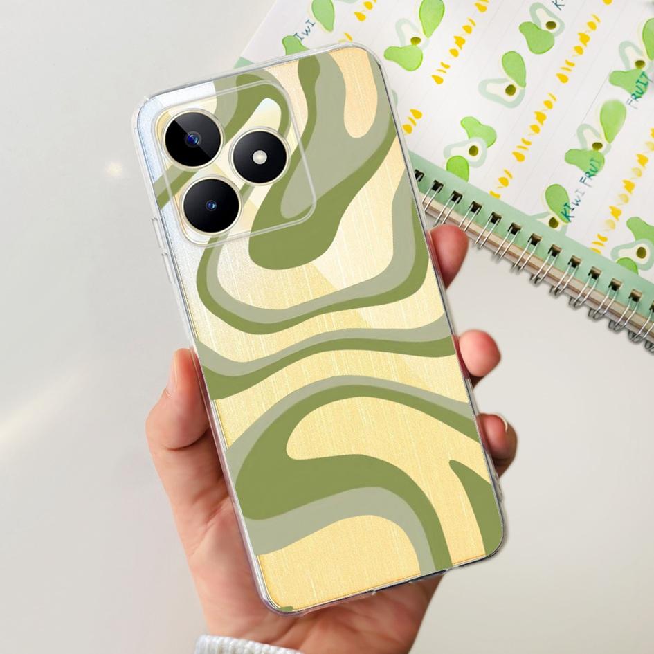 For Cover Realme C53 Phone Case 6.74" 2023 New Fashion Astronaut Soft Silicone Clear Back Cover For Realme C53 RMX3760 C 53 Capa