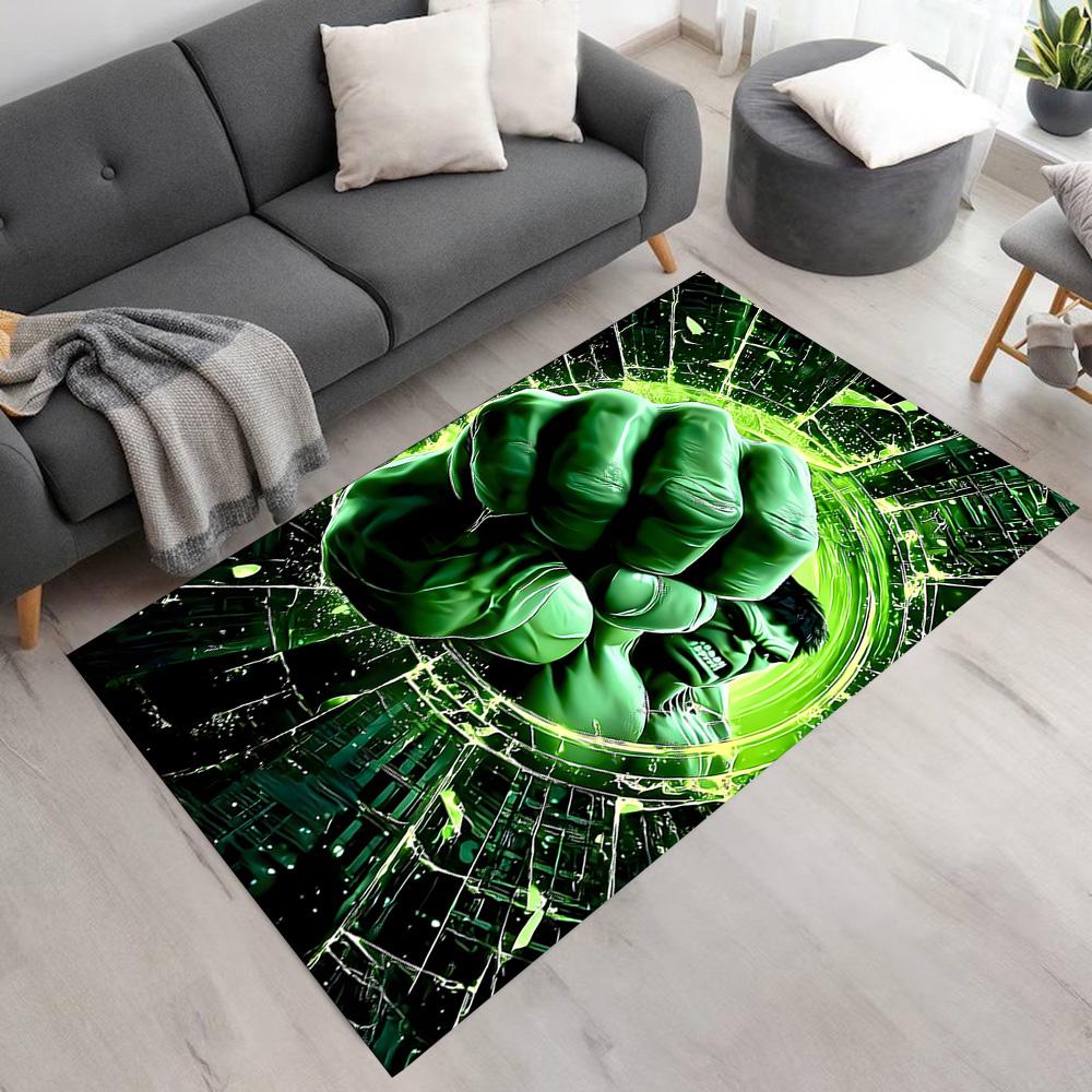 Hulk Comic Panels Floor Mat Perfect for Dormitory Study room Living Rooms Outdoor Anti-slip Rug Decorate Offices Birthday/Christmas Gift