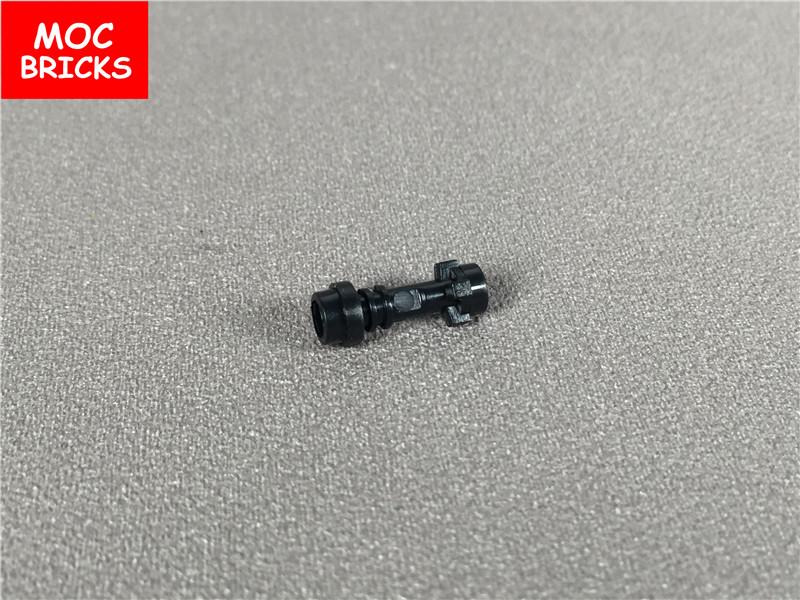 10pcs/lot MOC Bricks Lightsaber Hilt Straight handle Weapon fit with 64567 Figure Kids Building Blocks Toys