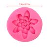 3D Lotusblumen Silikonform DIY Küchen Backwerkzeug Schokolade Fondant Kuchen Dekoration Geburtstag Hochzeitsparty Backform