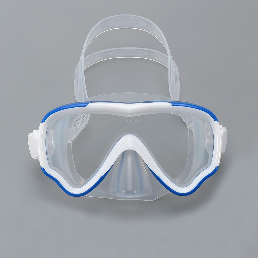 Professional Kids Snorkel Swim Mask Child Diving Mask Anti-Fog Swimming Goggles With Nose Cover For Snorkeling Swimming Training