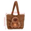 Korean Style Plush  Doll Tote Bag Large Capacity Fluffy Shoulder Bag Fashion Kid Schoolbag  Travel