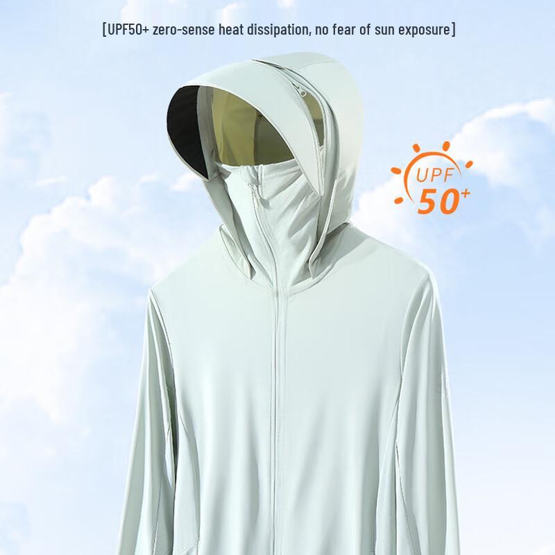 WEZHO Men's Ice Silk UPF50+ Detachable Brim Sun Protection Fishing Shirt