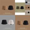 Trendy Black Fisherman Hat Breathable Windproof Summer Bucket Hat For Men And Women