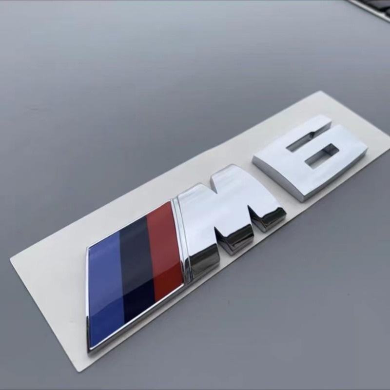 BBKI7 3D Emblem Car Fender Side Rear Trunk Badge M Logo Sticker Number Decal For BMW M1 M2 M3 M4 M5 M6 M7 Performance Auto Accessories